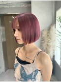 pink lavender × bob