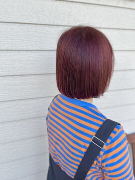 ベンティ(Venti) 艶感レッドボブ