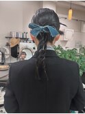 ＊三つ編み×リボンアレンジ＊