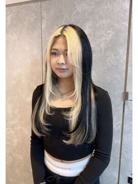 #名古屋#栄#プルエクステ#エクステ#デザインカラー#レイヤー