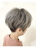 40代50代60代の方必見◎白髪ぼかし大人丸みショート