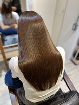 ホープスバイディア(Hope's by diar)&nbsp;organic color(オーガニックカラー)＋髪質改善＊サラ艶ブラウン