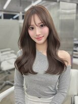 リアン 本厚木(LIAN)&nbsp;大人上品トレンドくびれヘア◇ミルクティーベージュ２Way前髪