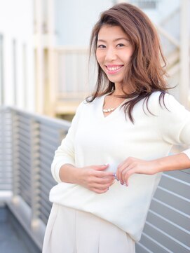 ヘアークリアー 春日部 大人ロングスタイル/白髪めに見えない白髪め/30代40代50代