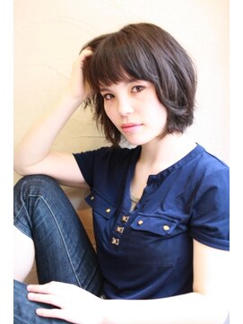 トヌコア ルア 下北沢店(TONUKOA RUA) 【TonukoaRua】大人可愛い小顔グレージュショート