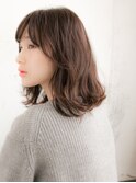 アッシュブラウンで透明感アップ☆
