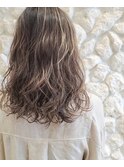 大人可愛いデジタルパーマ☆アッシュベージュ♪イメチェン