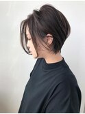 大人可愛いショートボブ