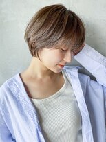 アイティーバイアルバム 藤沢店(IT by ALBUM) 大人ショートボブ_ミニウルフテラコッタくすみブルー_28595