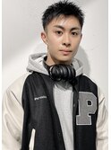 刈り上げ　バーバー　パーマ　センターパート［札幌/大通］