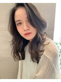 【THREEbyKEEP、尾山台】レイヤーロング×透明感カラー