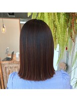 アクセヘアー 町田(acce hair)&nbsp;ミディアムヘアのナチュラル縮毛矯正