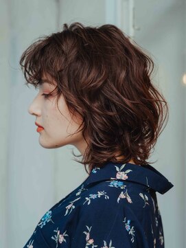 美容室 リズヘアー 稲毛店(Riz hair) ミディアムパーマスタイル【稲毛駅】