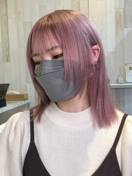 リード バイ ラグーン(LEAD by LAGOON) ダブルカラーピンクベージュベージュカラーケアブリーチレイヤー