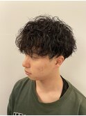 新トレンド 波巻きツイストパーマ マッシュショート