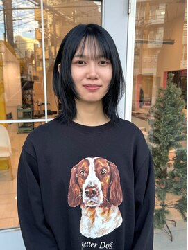 バサ 江古田店(BASSA) ウルフ風ヘア【顔まわりカット】