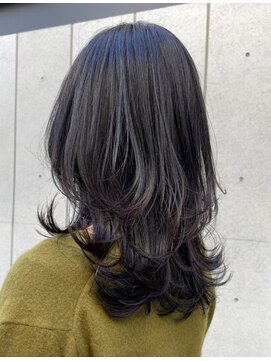 アクアオモテサンドウ(ACQUA omotesando) *ロングウルフレイヤーカット!ナチュラルくびれロングレイヤー