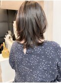 福山イルミナカラー　アッシュグレージュカラー人気Caaryウルフ