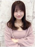  韓国風前髪×レイヤーカット【髪質改善/新宿/レイヤーカット】