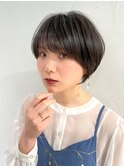 ショートボブ髪型20代30代40代50代前髪あり前髪なし【橋本】