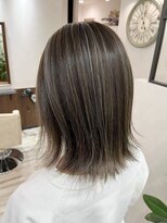 ベルヘアーデザイン 堺東(Belle hair Design) コントラストハイライト/グレージュ
