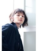 シースルーバングショート3 大人ショート 斜めバングで小顔効果