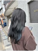ブルーブラック×ターコイズブルー 担当:ばば/ブルベ/ハイトーン