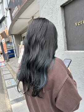 ベレッタ 枚方店(veretta.) ブルーブラック×ターコイズブルー 担当:ばば/ブルベ/ハイトーン