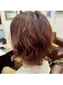 ハイライト×パーマ