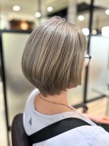 プログレス 中野店(PROGRESS)&nbsp;グレイカラーショート/脱白髪染め/ボブ/小顔/40代50代60代