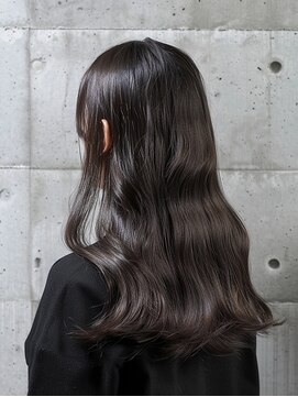 クラン 岡本(Chlan) 地毛風カラー×ナチュラルアッシュブラウン