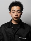スパイキーショート　短髪　ツイスト