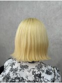 ブリーチ2回～抜きっぱなしブロンドカラー♪♪