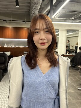 ニコ トウキョウ 渋谷(nico TOKYO) ミディアムレイヤーカットボブウルフ/10代20代/インナーカラー