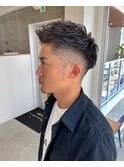 メンズカット　短髪　ツーブロック　フェード　ヘッドスパ　眉毛