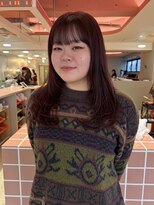 ウクク(UCUCU)&nbsp;layer cut × pink purple color