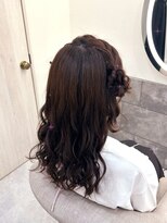 ヘア サロン クラン ソア 心斎橋店(hair salon clan soar)&nbsp;ハーフクラゲ【クランソア】ヘアメ/ヘアセット/心斎橋