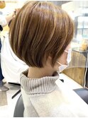 外ハネボブ/美髪/ワイドバング/ホワイトブロンド/イメチェン