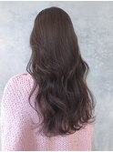 くびれヘア顔周りレイヤー韓国ヘア美髪ロング_ba446091