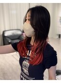 セミロングレイヤー