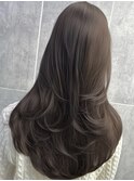 韓国ヘア　2wayバング &nbsp;レイヤーカット くびれヘア &nbsp;顔周り