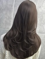 アマトウキョウ アユンチェ(AMA TOKYO×AYUNCHE) 韓国ヘア 2wayバング レイヤーカット くびれヘア 顔周り