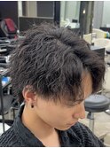 熊本メンズパーマ　ツイストスパイラルパーマ　