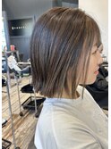 切りっぱなしボブ