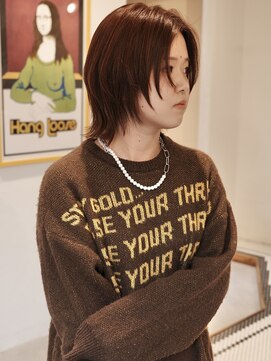 ウィム(wim) 『ショートウルフ』ピンクカラー/暖色カラー/ウルフヘア