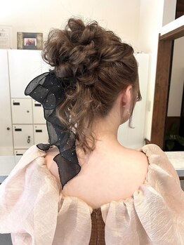 様々なシチュエーションに合わせたご提案を♪特別な日のヘアセットは《Lico by PONO》にお任せください♪
