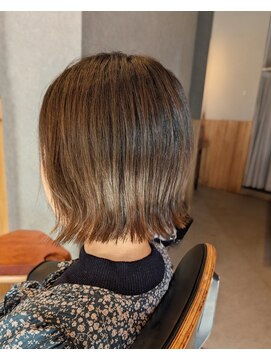切りっぱなしボブ