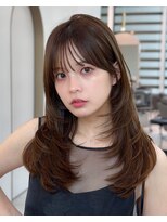 ライズ ネックス ザ サロン 渋谷(LIZE nex the salon) 【小顔レイヤーカット 前髪あり #12】#渋谷駅#韓国#髪質改善