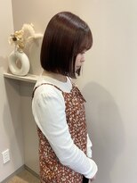 クム(QUMU)&nbsp;レッドブラウン×ボブ◎