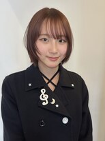 デコ(DECO)&nbsp;次のカラーチェンジも簡単レッドブラウンハッシュボブ
